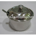 Stainless Steel Sugar Jar Set With Spoon